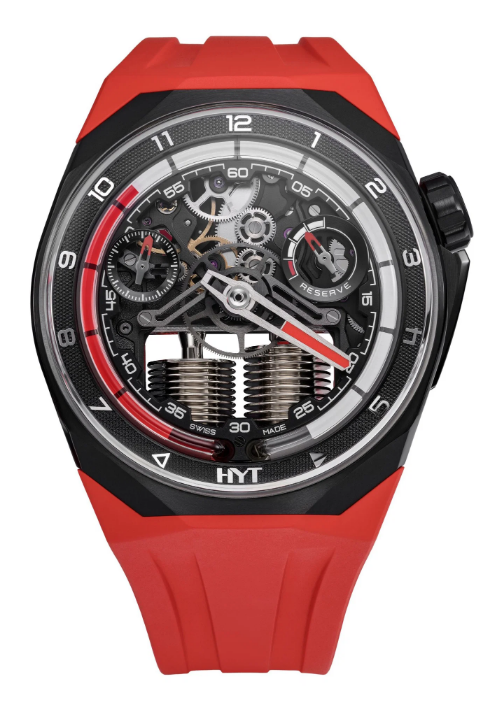 Review Replica HYT S1 Titanium DLC Red Millésime Edition H03555-A watch